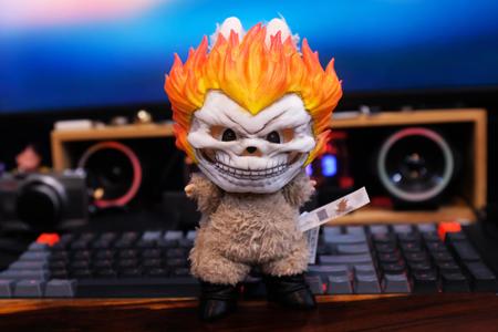 Labubu Accessories Toys  - Ghost rider Mask For Marvel Cosplay