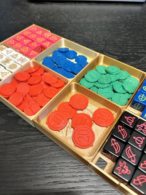 Ashes Reborn: Rise of the Phoenixborn + Red Rains Campaign Token Upgrades