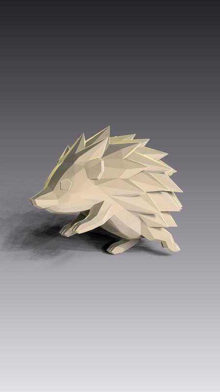 minimalist hedgehog