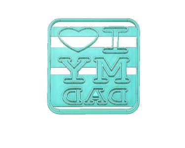 FATHERS DAY, FATHER´S DAY COOKIE CUTTER, COOKIE CUTTER, FONDANT CUTTER