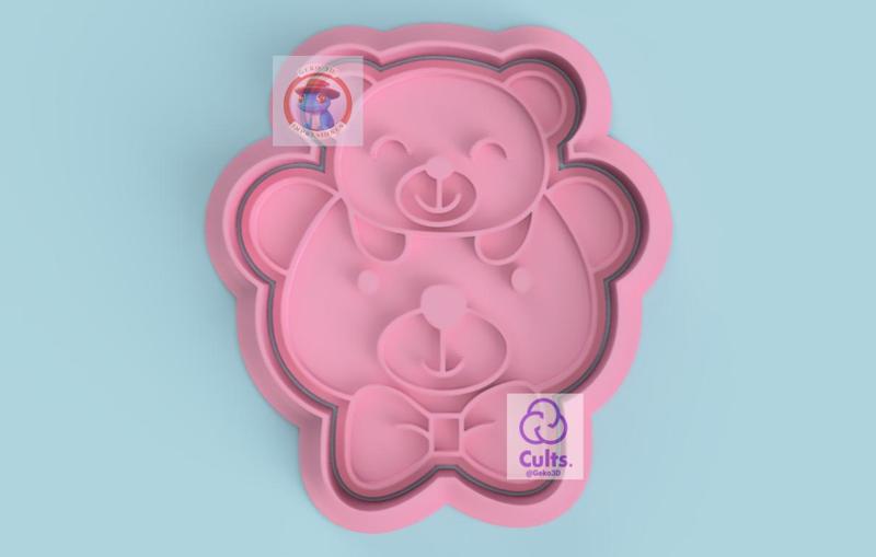 Daddy Bear cookie cutter (Daddy Bear cookie cutter)