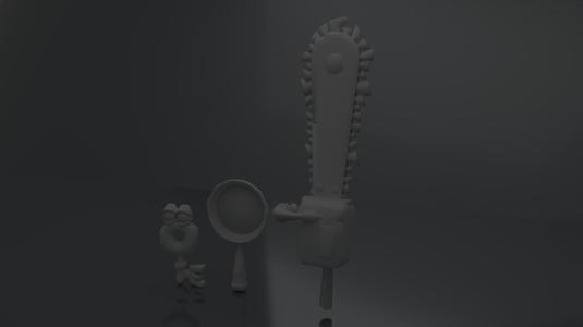 CONKERS BAD FUR DAY KEY/PAN/CHAINSAW