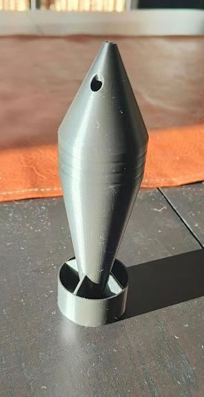 40mm mortar round, whistle