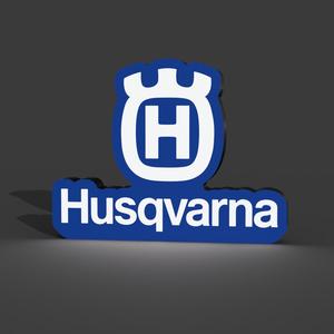 Husqvarna Logo Lightbox LED Lamp