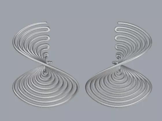 Sterling Silver Twisted Stud Earrings
