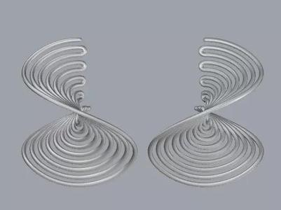 Sterling Silver Twisted Stud Earrings