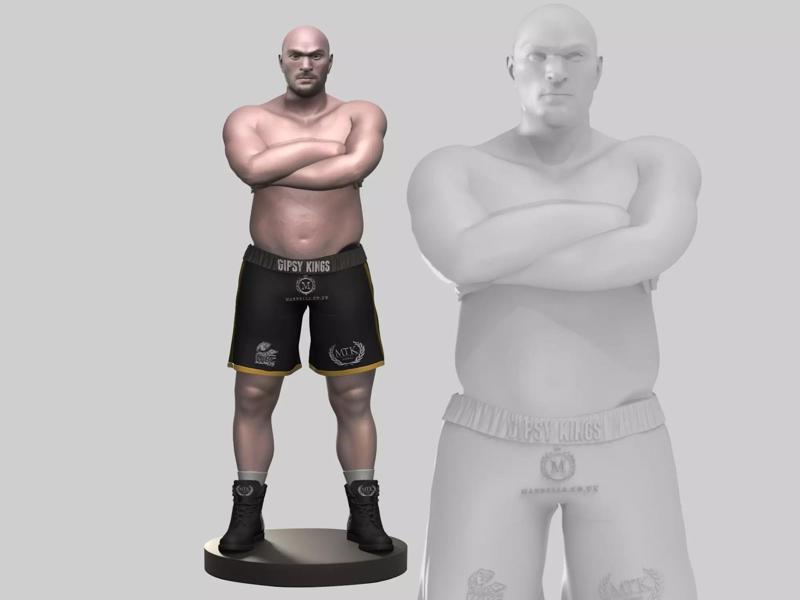 Tyson Fury 3D Printable 2