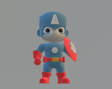 superhero 3D printable model