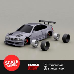 BMW M3 GTR e46 | SCALED 1/64 | Scale model car