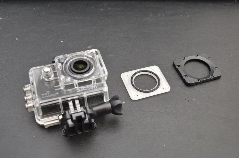 SJCAM 5000 PLUS waterproof case mod/extension for gopro 3 lens