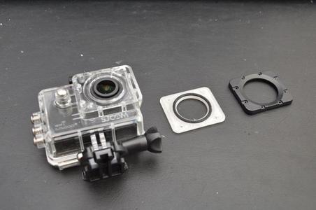 SJCAM 5000 PLUS waterproof case mod/extension for gopro 3 lens