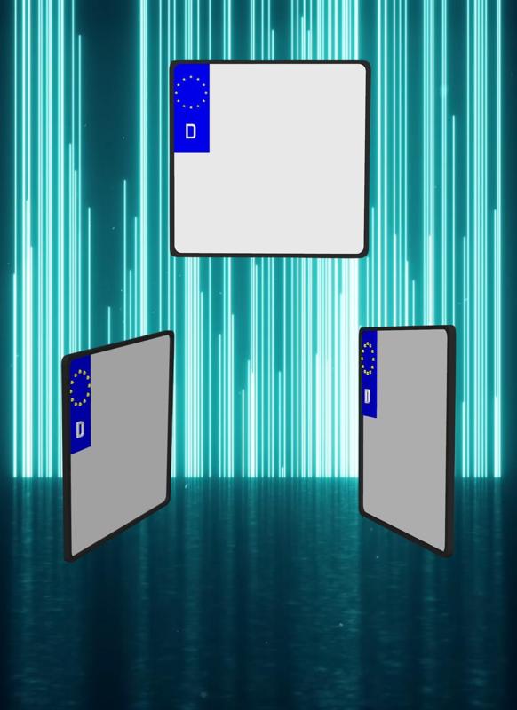 Motorcycle license plate