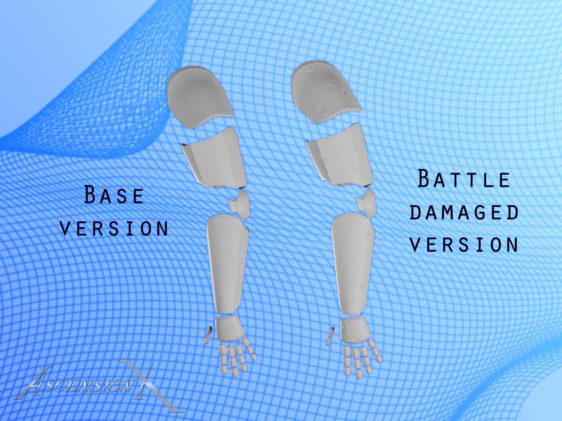 Space Marine Armor STL – Arm Guard