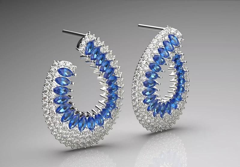 luxury jewelry earring je0107