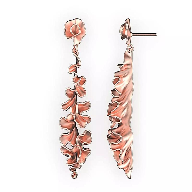 Marine Flora Form Earrings