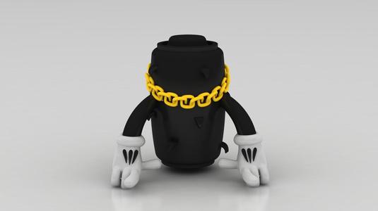 cartoon character 3d printable model