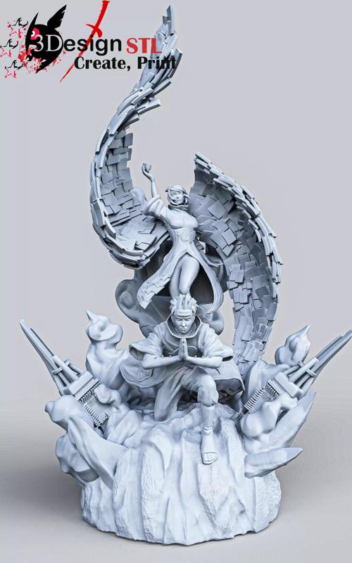 PAIN AND KONAN -akatsuki