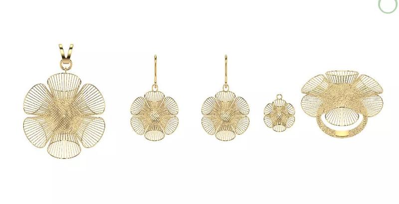 Half  set of gold fusion