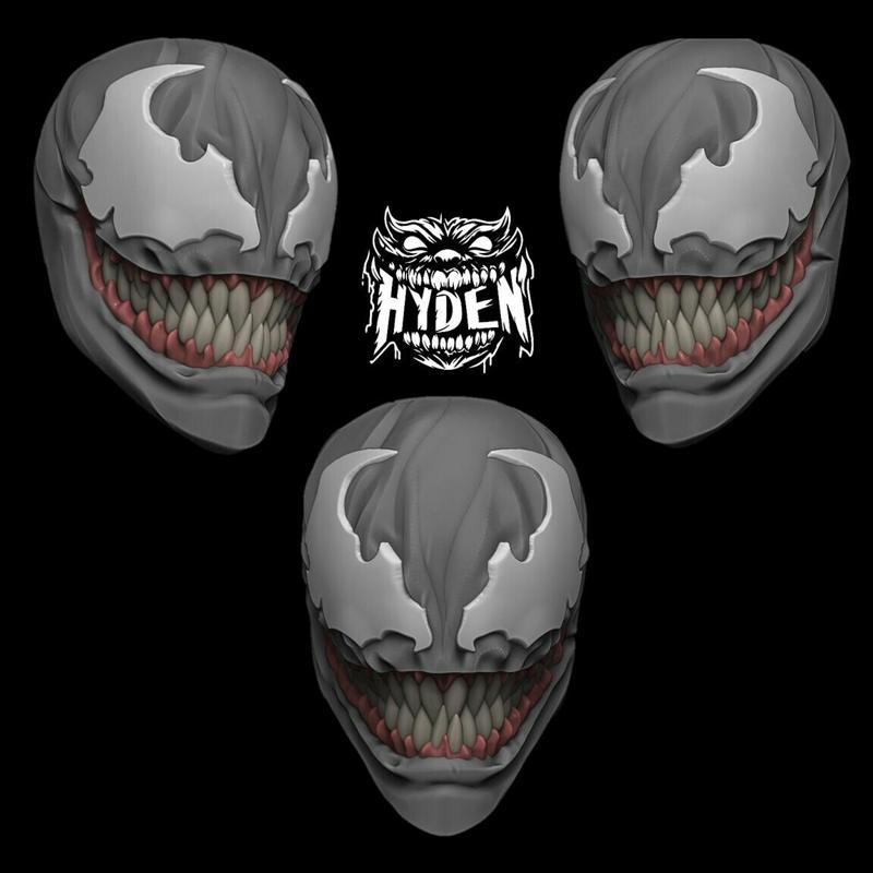 venom smile head