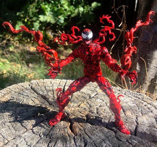 Carnage/Venom Symbiote effect Marvel Legends