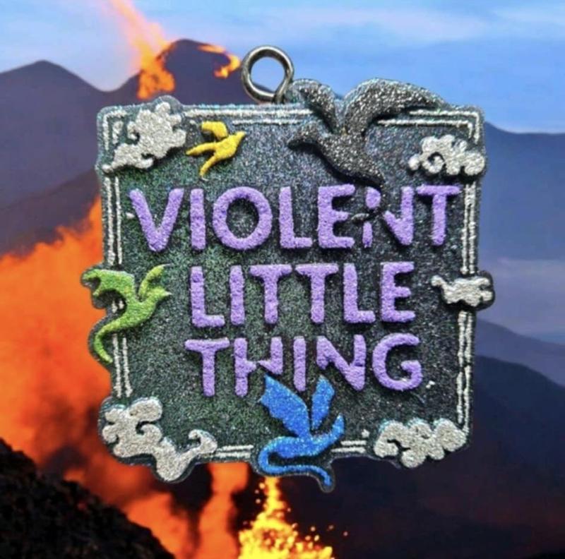 Violent Little Thing Fourth Wing Freshie Mold - 3D Model Mold Box for Silicone Freshie Moulds