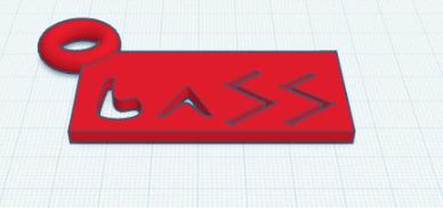 Bass Key chain