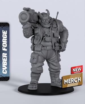 Barry Overside - With Free Cyberpunk Warhammer - 40k Sci-Fi Gift Ideas for RPG and Wargamers