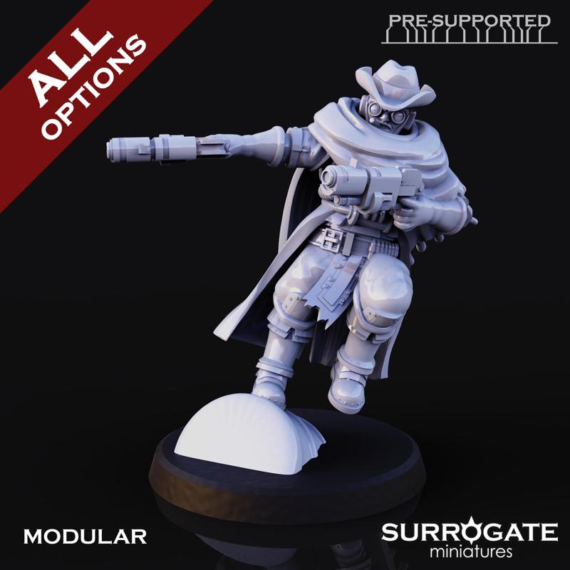 Biohackers Bio Slinger, Surrogate Miniatures February 2024 Hero Unit Release