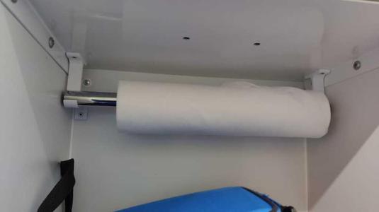 Roller paper holder for 25 mm rod