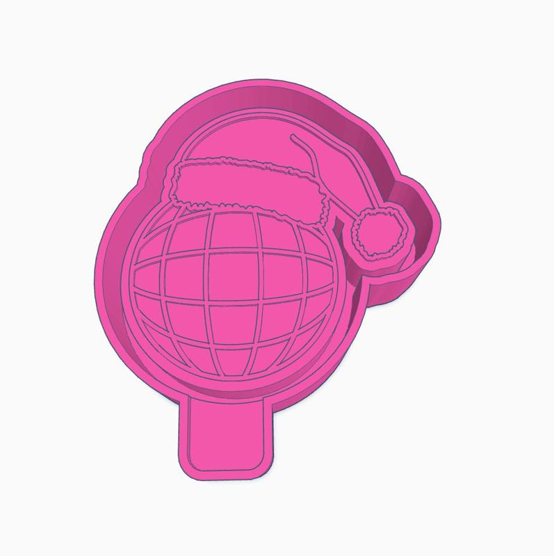 Disco Christmas Mold Housing STL