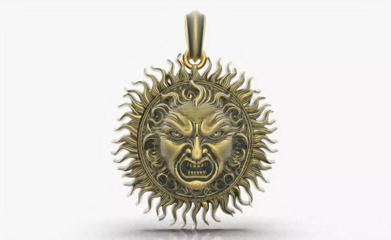 The angry radiant Sun