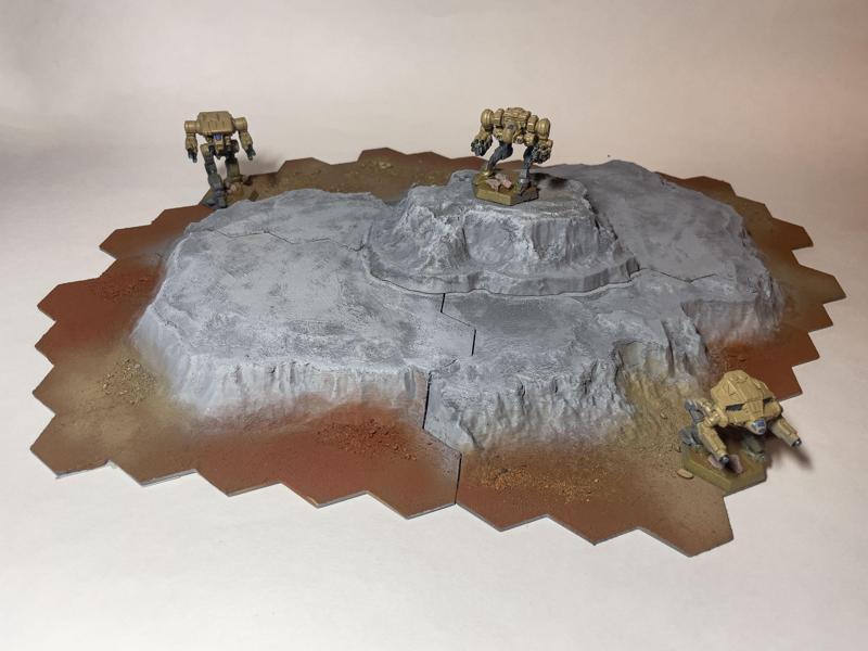 Arid Battlezone Ridge/Plateau Terrain Part 3
