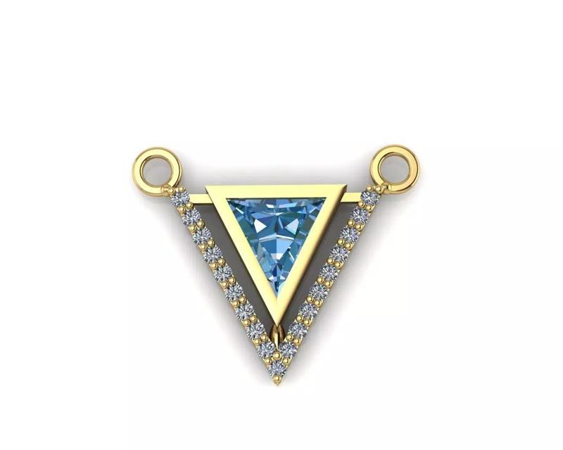 triangle pendant