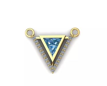 triangle pendant