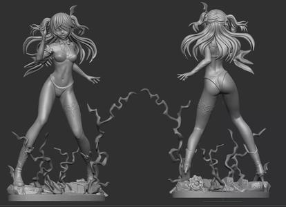 Fischl Genshin Impact NUDE 3D print model