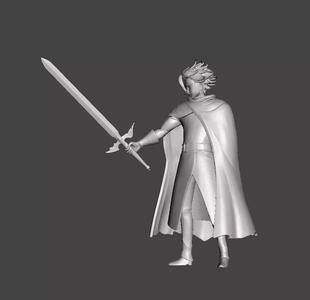 Arthur King of Chaos 3D Model