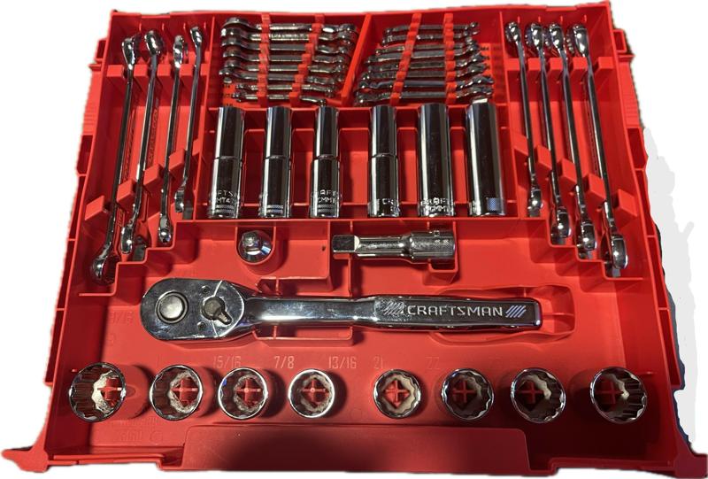 Craftsman 230/262 pc mechanics tool set midget wrench organizer stand