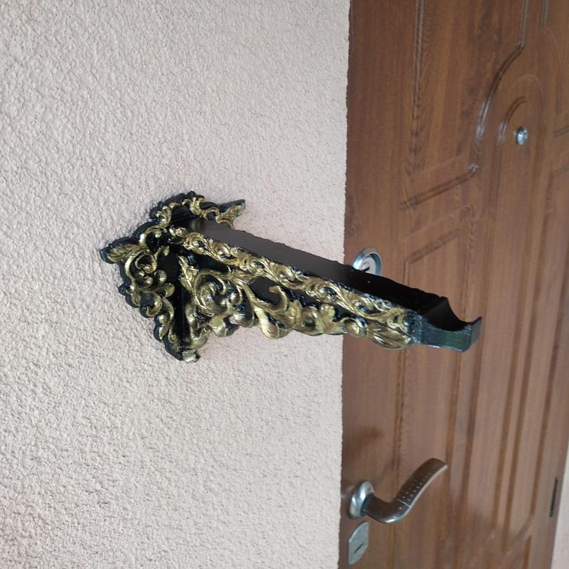 Vintage Wall Hook for Plants – Baroque 3D Printable Hanger