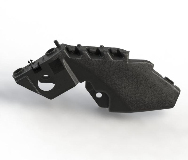 VW Tiguan II 2022-2023 FRONT Right BUMPER MOUNT SUPPORT BRACKET. OEM Number 5NN807050A