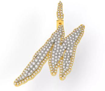 FLOWER SETTING LETTER M