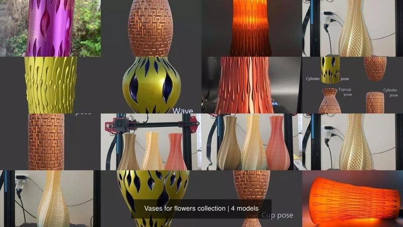 Vases for flowers collection