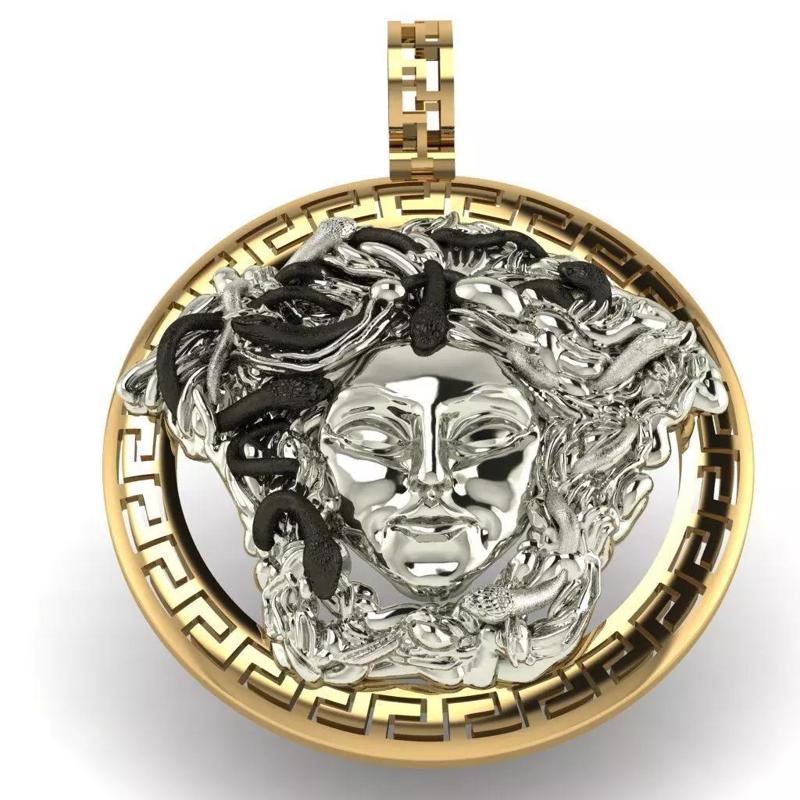 Medusa Charm Pendant
