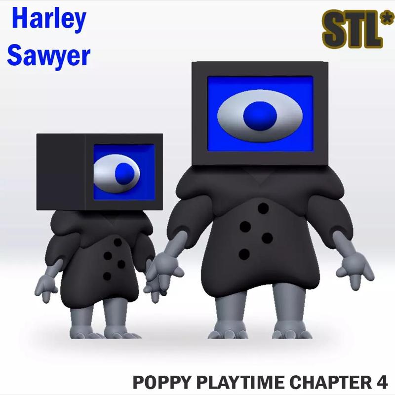 Harley Sawyer Poppy Playtime Chapter 4 STL 3D Model