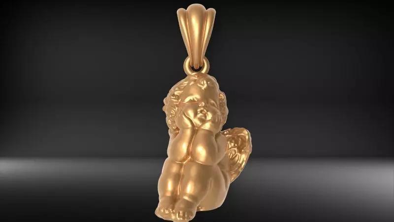 dreaming angel pendant Necklace Charm Bracelet Jewelry