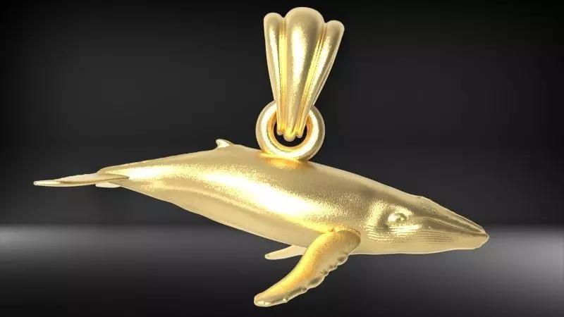 Humpback Whale Pendant