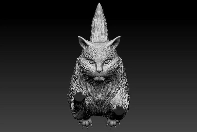 Maine Coon Cat 3D Printable Model