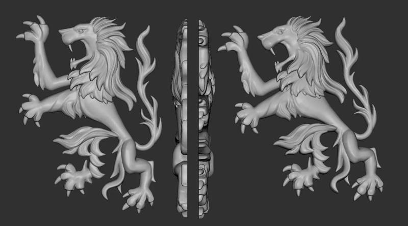 Heraldic Lion