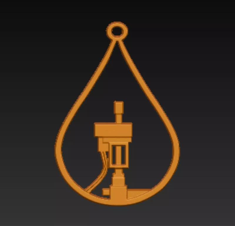 Oil Field Screw pump in droplet