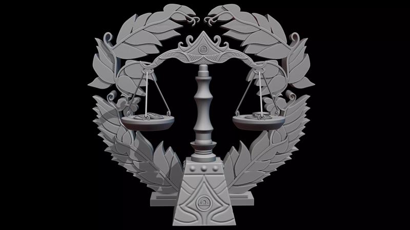 Libra Zodiac Sign Weighing Machine Sculpture