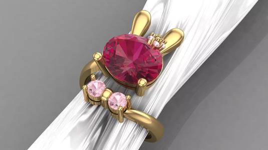 set of Rabbit jewelry